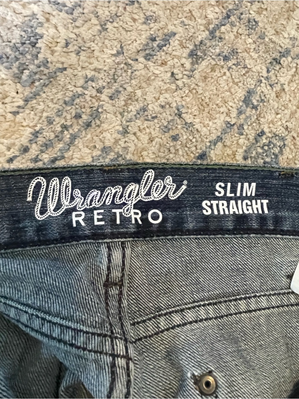 Wrangler Retro Slim Straight Men's Jeans - Charcoal Gray
